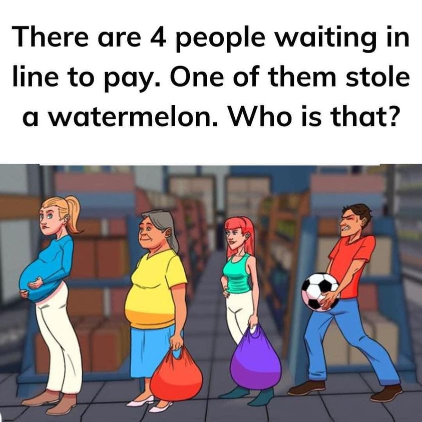 One of them stole a watermelon