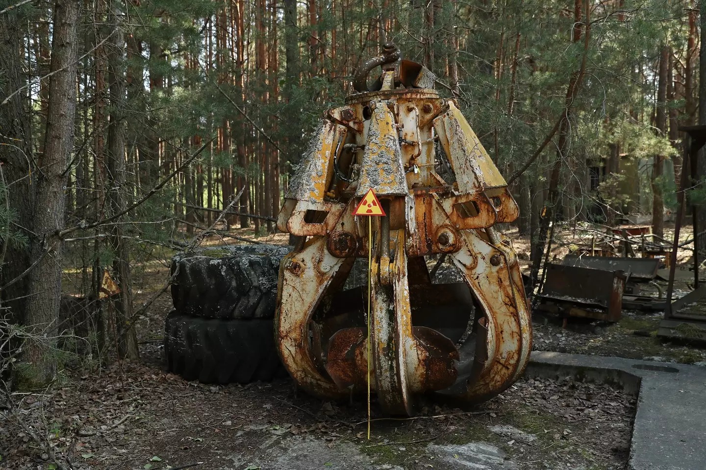 The Claw in Chernobyl. Sean Gallup/Getty Images